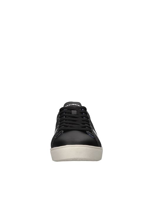  BIKKEMBERGS | 25107/CP B MICROFIBER LEATHERNERO-BIANCO